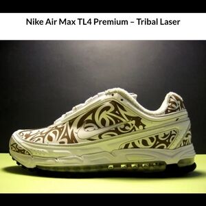 Nike RARE! FIRE! NWOB! Air Max TL4 PREMIUM TRIBAL #318456-111. Sz 12.5 R2S!!